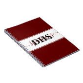 Aangepast notitieboek voor kleurblok op school (Rechterzijde)