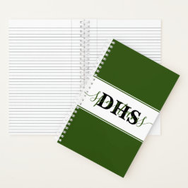 Aangepast notitieboek voor kleurblok op school