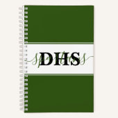 Aangepast notitieboek voor kleurblok op school (Voorkant)