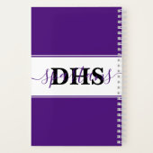 Aangepast notitieboek voor kleurblok op school (Achterkant)