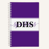 Aangepast notitieboek voor kleurblok op school (Voorkant)