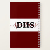 Aangepast notitieboek voor kleurblok op school (Achterkant)