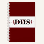 Aangepast notitieboek voor kleurblok op school (Voorkant)