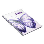 Aangepast Notitieboek voor prachtige vlinder (Rechterzijde)
