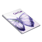 Aangepast Notitieboek voor prachtige vlinder (Rechterzijde)