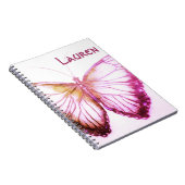 Aangepast Notitieboek voor prachtige vlinder (Rechterzijde)