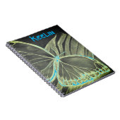 Aangepast Notitieboek voor prachtige vlinder (Rechterzijde)