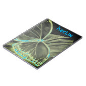 Aangepast Notitieboek voor prachtige vlinder (Linkerzijde)