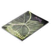 Aangepast Notitieboek voor prachtige vlinder (Linkerzijde)