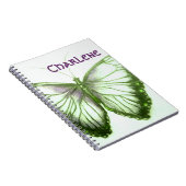 Aangepast Notitieboek voor prachtige vlinder (Rechterzijde)