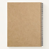 Aangepast Notitieboek voor zakelijke Logo en tekst (Achterkant)