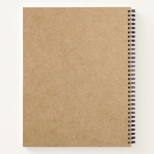 Aangepast Notitieboek voor zakelijke Logo en tekst (Achterkant)