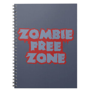 Aangepast notitieboek Zombie Free Zone