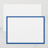 Aangepast notitiekaart-linnenpapier notitiekaartje (Voorkant / Achterkant)