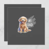 Aangepast nummer 1 Dad Vaderdag Kaart (Voorkant / Achterkant)