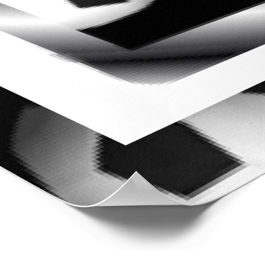 Aangepast nummer 2 Poster Voetbal (Hoek)