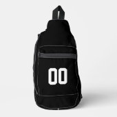 AANGEPAST NUMMER AANGEPAST CADEAU SLING BAG (Voorkant)