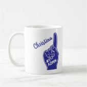 Aangepast nummer één beheerder koffiemok (Links)