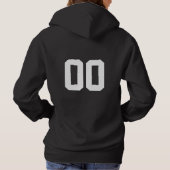Aangepast nummer football mam hoodie (Achterkant)