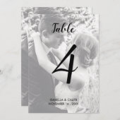 Aangepast nummer van de foto-wedloop kaart (Voorkant / Achterkant)