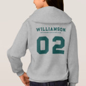 Aangepast nummer van track- en veldteamnaam (Achterkant)