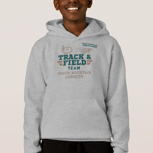 Aangepast nummer van track- en veldteamnaam (Voorkant)