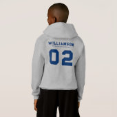 Aangepast nummer van track- en veldteamnaam (Achterkant volledig)