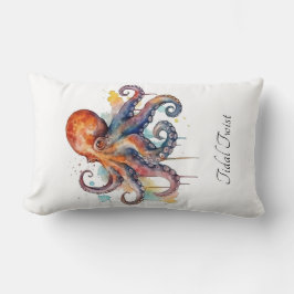 Aangepast Octopus Strandhuis Welkom Kussen