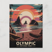 Aangepast Olympisch Nationaal Park Rialto Beach Zo Briefkaart (Voorkant)