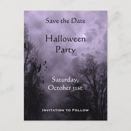 Aangepast om de datum waarop de Paarse lijst met h Aankondigingskaart (Voorkant)