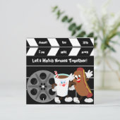 Aangepast om films op zaterdag te bekijken kaart (Staand voorkant)