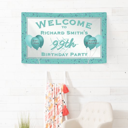 Aangepast - om het even welke feestdag van de Leef Spandoek (Insitu)