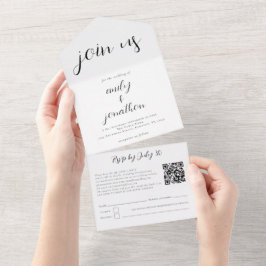 Aangepast om je aan te sluiten bij de QR Code Mode All In One Uitnodiging