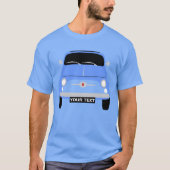 Aangepast om klassiek blauw formaat 500 aan te pa t-shirt (Voorkant)