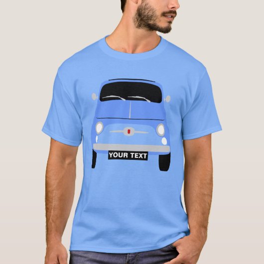 Aangepast om  klassiek blauw formaat 500 aan te pa t-shirt (Voorkant)