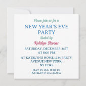 Aangepast om kleurrijk gelukkig nieuwjaar 2023 aan save the date (Achterkant)