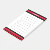 Aangepast om lijst te doen post-it® notes (Schuin)