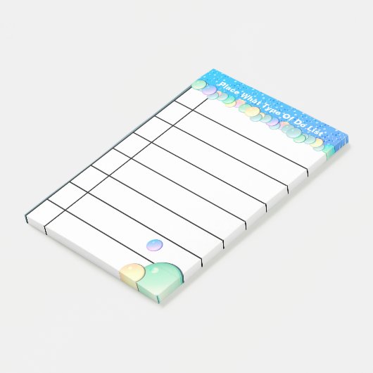 Aangepast om lijst te doen post-it® notes (Schuin)