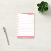 Aangepast om lijst te doen - Roze Post-it® Notes (Kantoor)