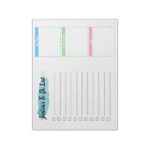 Aangepast om lijst te doen - Verdeel dozen Notitieblok (Linkerzijde)