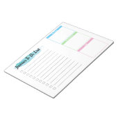 Aangepast om lijst te doen - Verdeel dozen Notitieblok (Schuin)