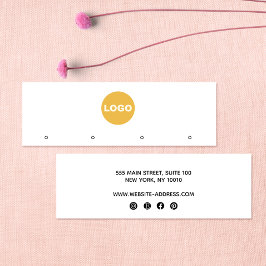 Aangepast om Logo 4-hoesjes te plaatsen Mini Visitekaartje