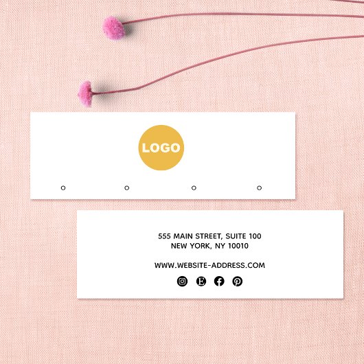 Aangepast om Logo 4-hoesjes te plaatsen Mini Visitekaartje