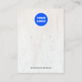 Aangepast om Logo wit houtbewerkingsscherm toe te Visitekaartje (Voorkant)