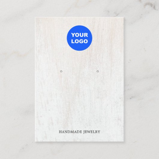 Aangepast om Logo wit houtbewerkingsscherm toe te  Visitekaartje (Voorkant)