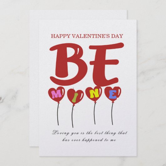 Aangepast om persoonlijk Valentijnsdag te Kaarten (Voorkant / Achterkant)