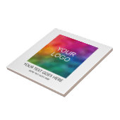 Aangepast om uw eigen Logo hier te uploaden Tegeltje (Zijkant)