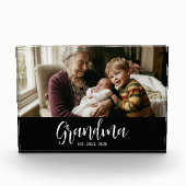 Aangepast Oma Opgericht Modern Schrift Fotoblokken (Voorkant)