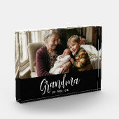 Aangepast Oma Opgericht Modern Schrift Fotoblokken (Links)