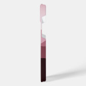 Aangepast ombre Mauve Taupe Light Blush Pink Abstr iPhone Hoesje (Linkerkant)